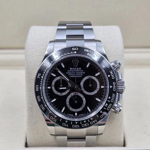 2025 PAPERS Rolex Cosmograph Daytona 40mm 126500LN Steel Black Dial BOX