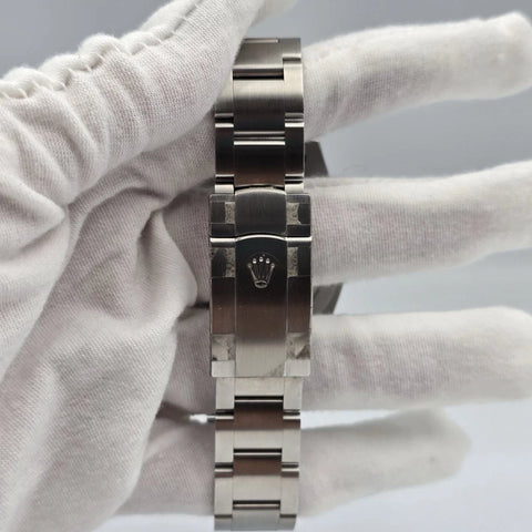 2021 PAPERS Rolex Oyster Perpetual 41mm Coral Red Stainless Steel 124300 BOX