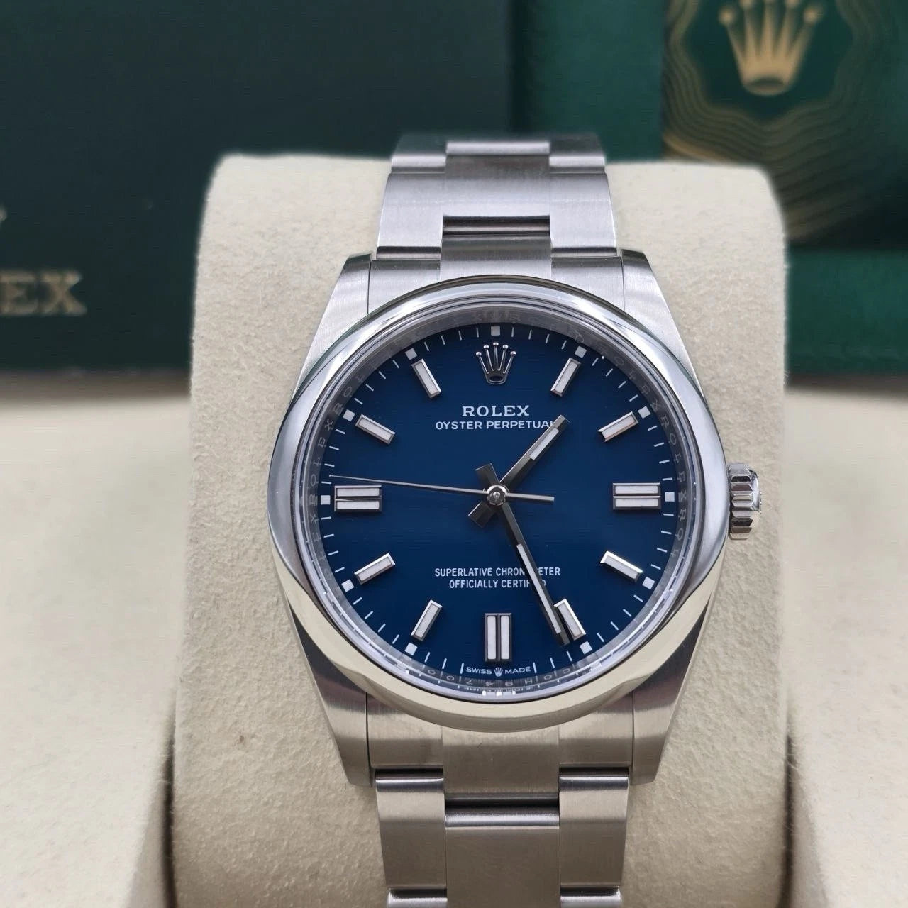 Rolex Oyster Perpetual 126000 Blue Dial