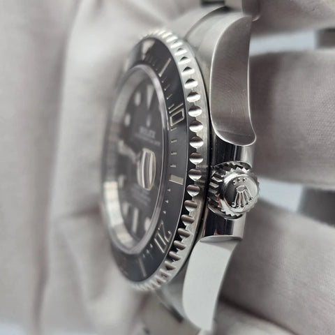 2023 PAPERS Rolex Sea-Dweller Black Red Letters Stainless Steel 43mm 126600 BOX