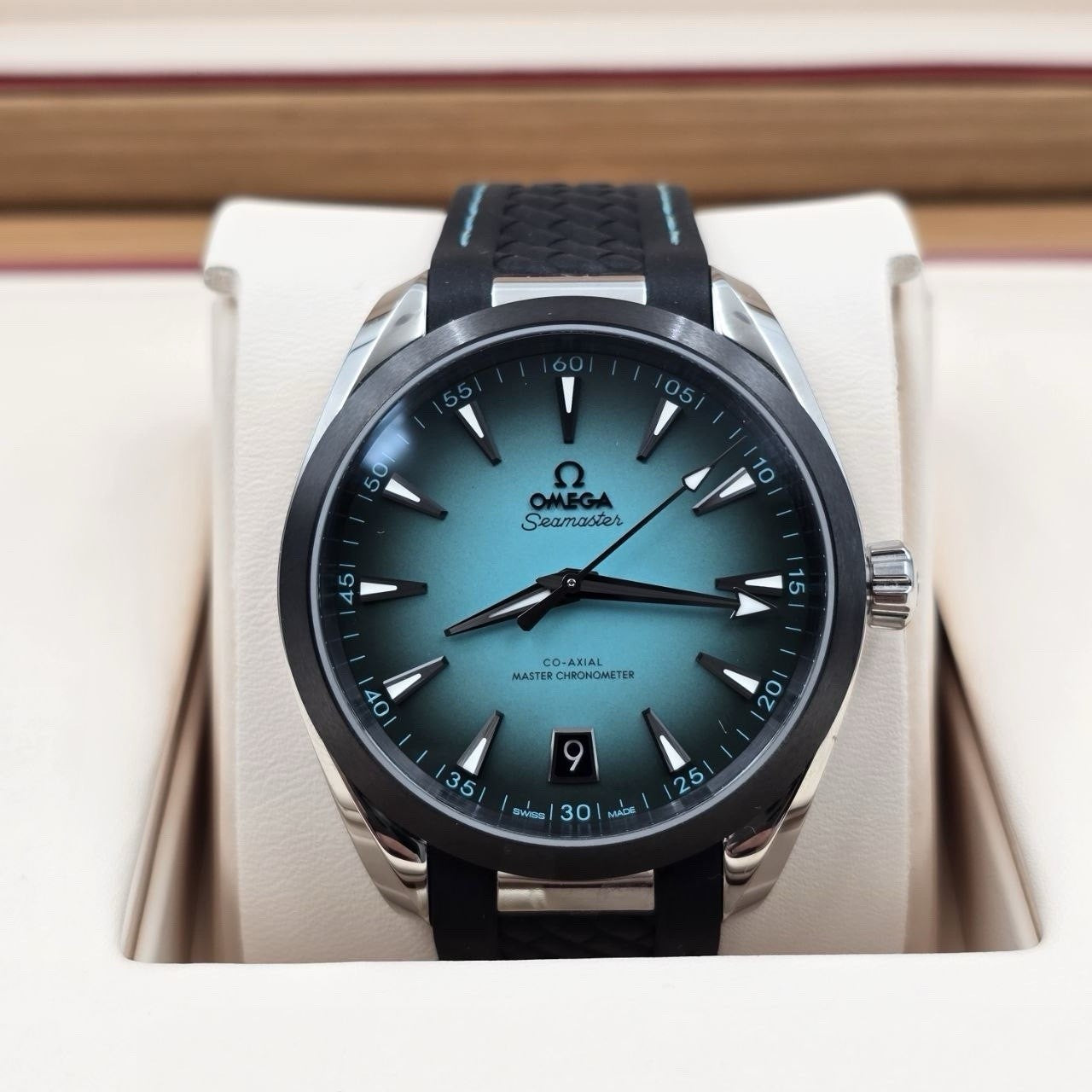 NEW 2026 OMEGA Seamaster Aqua Terra 41mm Turquoise Watch 220.32.41.21.03.001