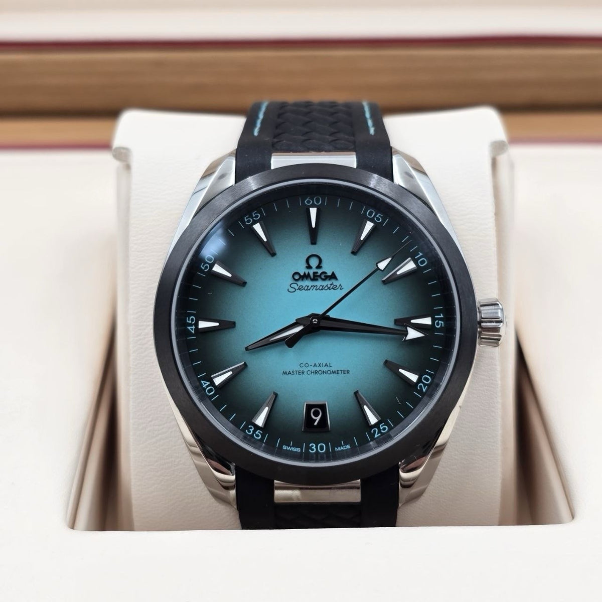 NEW 2026 OMEGA Seamaster Aqua Terra 41mm Turquoise Watch 220.32.41.21.03.001
