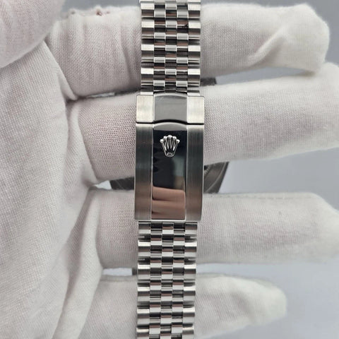 2026 PAPERS Rolex Datejust 41mm Steel Jubilee White Stick Dial 126334 BOX