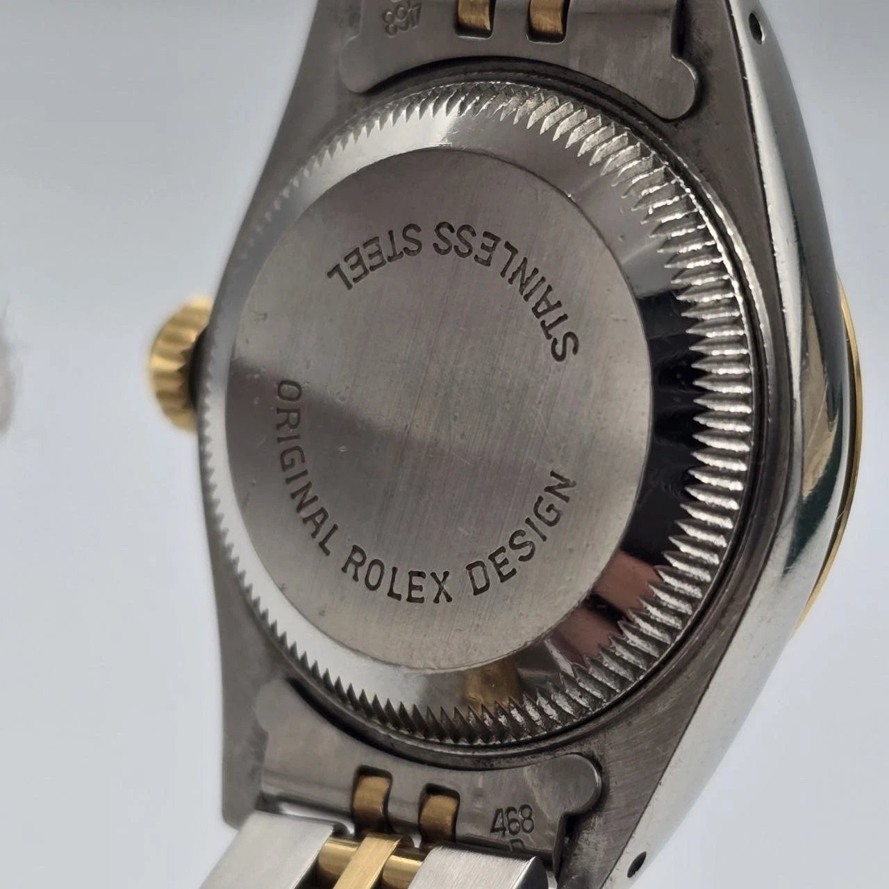 Rolex Datejust 69173 Fluted TT Jubilee Grey Computer Diamond Dial 26mm Watch