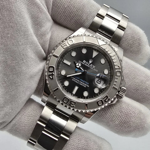 NEW 2025 Rolex Yacht-Master 40mm 126622 Rhodium Dial Platinum Watch UNWORN