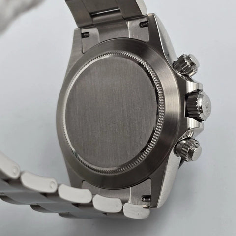 2021 PAPERS Rolex Daytona 116500LN Panda White Dial Ceramic 40mm Steel Watch BOX