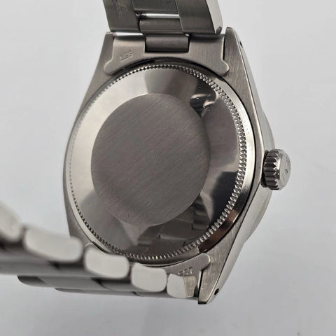 Rolex Oyster Perpetual Date Black Dial Stainless Steel 1501 34mm Watch