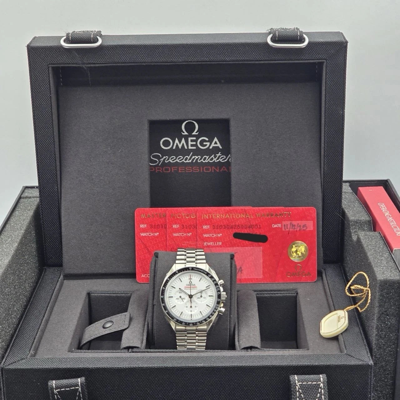 NEW 2025 Omega Speedmaster Professional Moonwatch White Dial 310.30.42.50.04.001