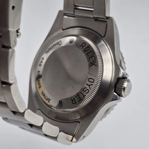 PAPERS Rolex Sea-Dweller 16600 Stainless Steel Black Dial 40MM Watch