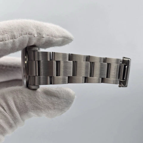 2009 Rolex Explorer l 114270 Engraved 36mm Steel Black Dial Watch