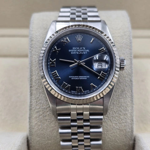 Rolex Datejust 16234 Blue Roman 2
