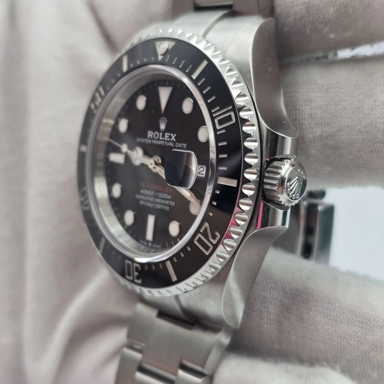 2025 PAPERS Rolex Sea-Dweller Black Red Letters Stainless Steel 43mm 126600 BOX