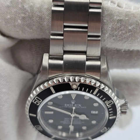 2006 Rolex Sea-Dweller Stainless Steel Black Dial 40mm Watch 16600
