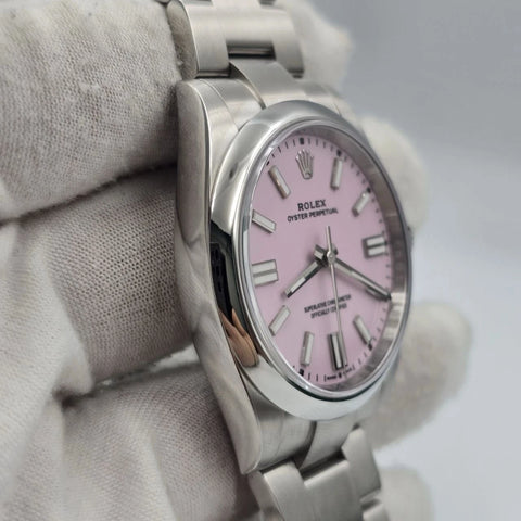 Rolex Oyster Perpetual 134300 Candy Pink Dial