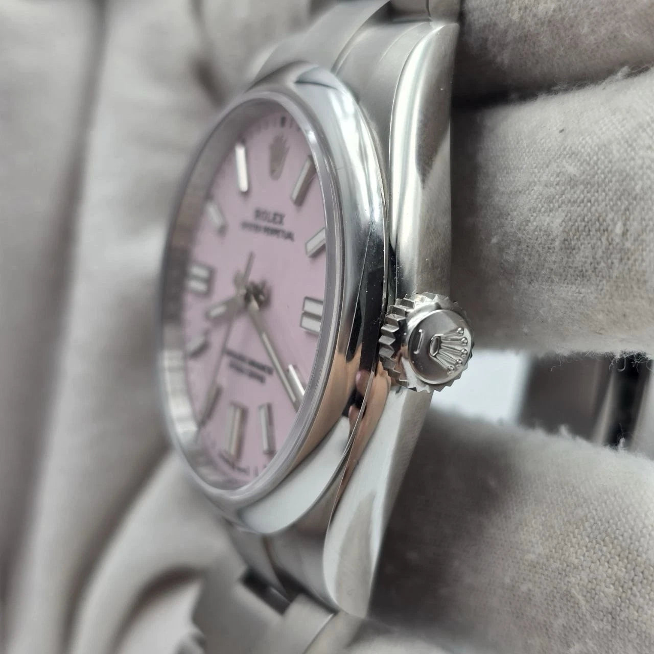 Rolex Oyster Perpetual 134300 Candy Pink Dial
