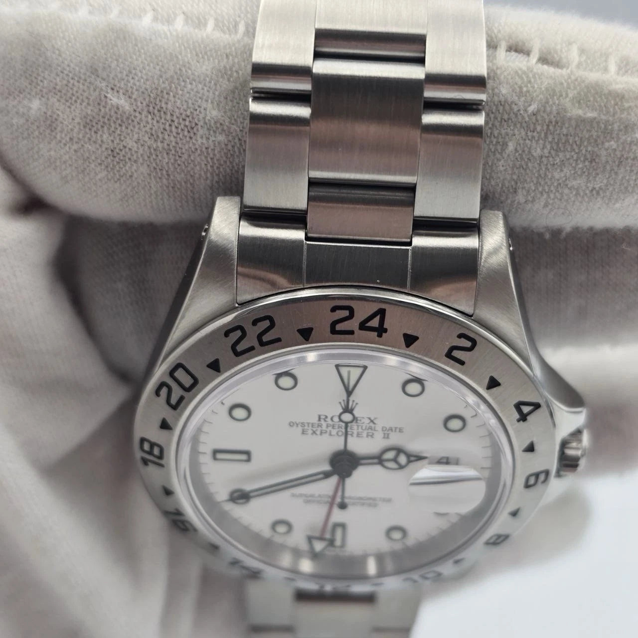 2026 RSC Rolex Explorer II Polar White Stainless Steel 40mm Watch 16570