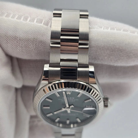 NEW 2026 Rolex Datejust 31mm Mint Green Index Fluted Oyster 278274 UNWORN
