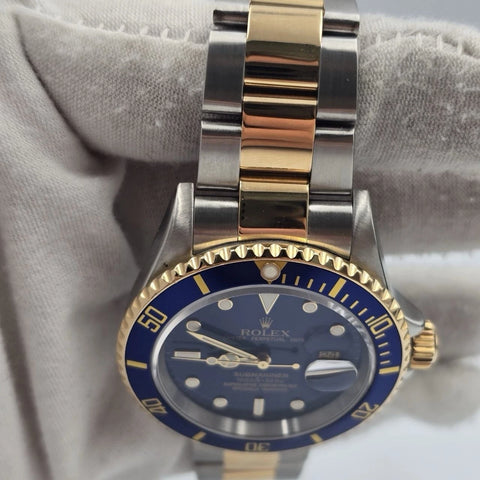 Rolex Submariner 16613 Blue Dial Two Tone