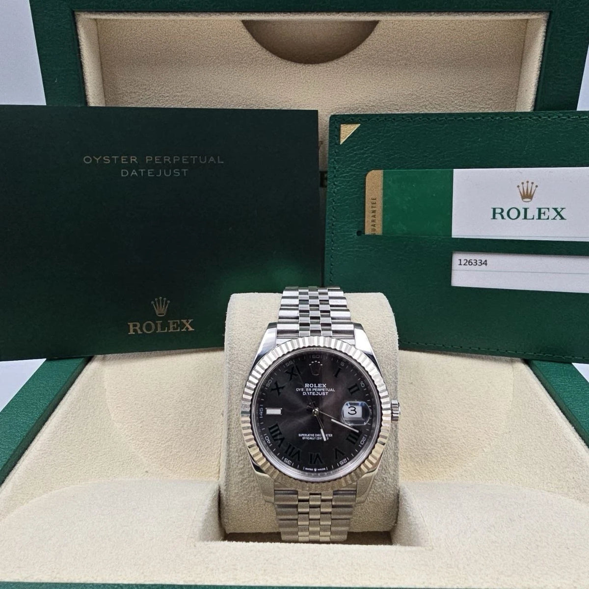 Rolex Datejust 126334 Wimbledon