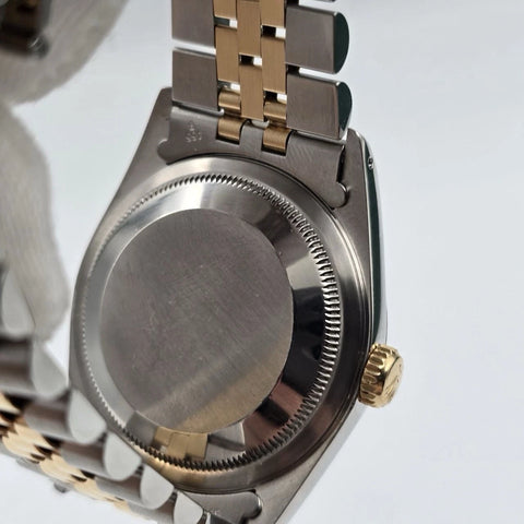 Rolex Datejust 36mm Champagne Diamond Dial Two Tone Jubilee 16233