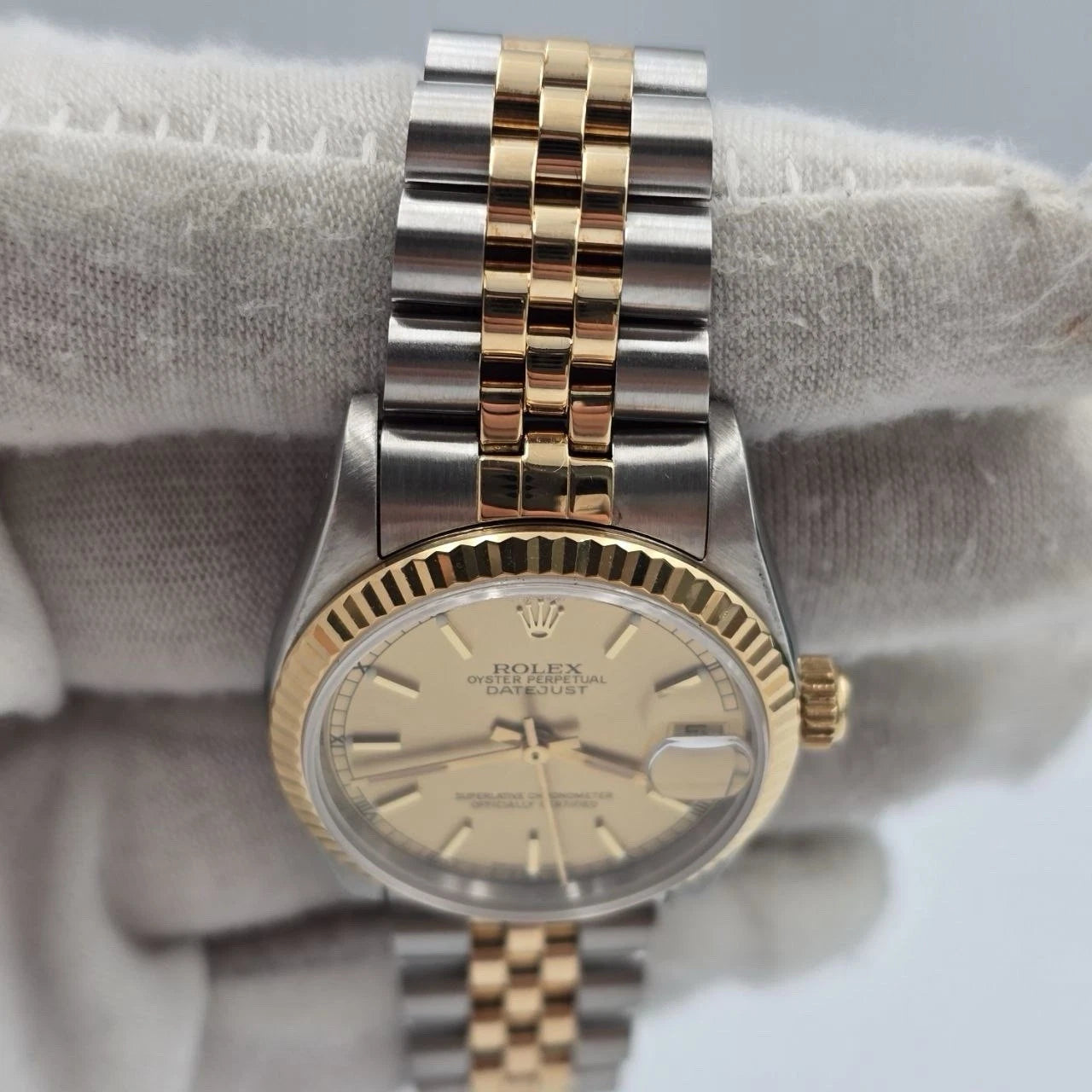 Rolex Datejust Midsize 68273 Champagne Dial
