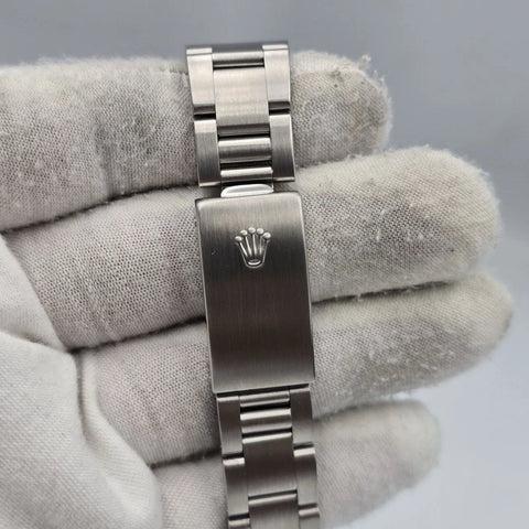 Rolex Oyster Perpetual Date 15200 Stainless Steel Black Dial 34mm Watch
