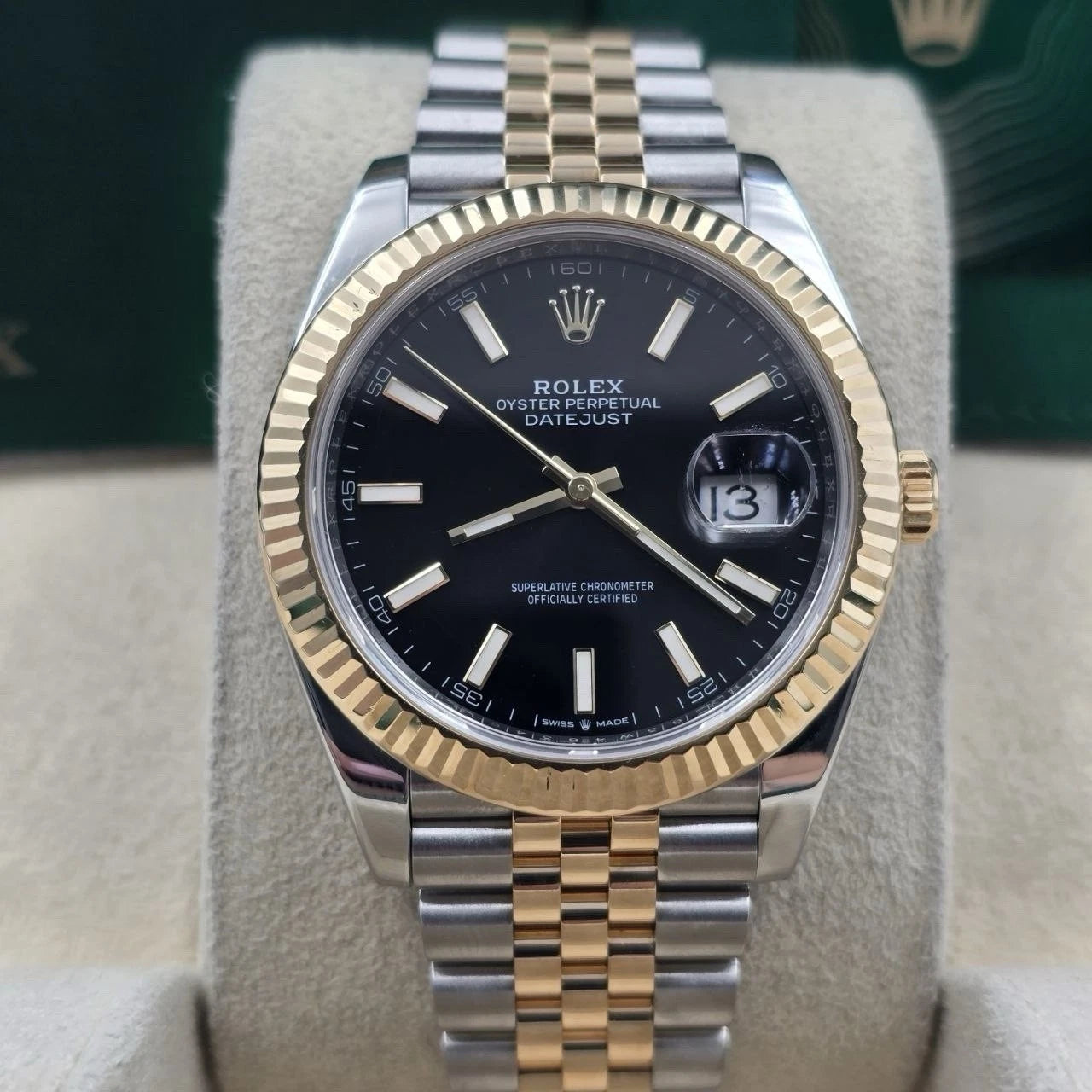 Rolex Datejust 126333 Two Tone Black Dial
