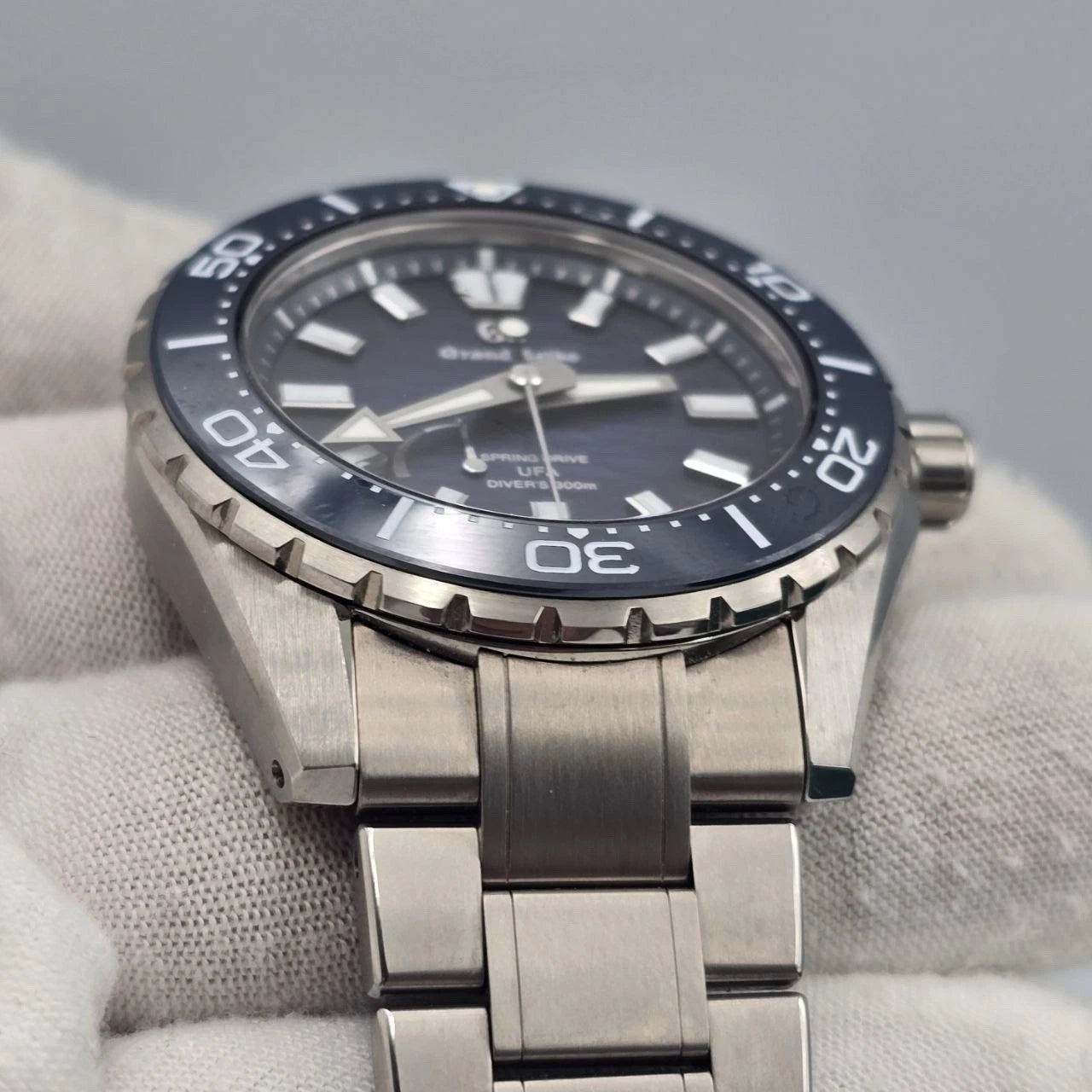 2026 PAPERS Grand Seiko Evolution 9 Blue SLGB023 Diver 40.8mm Titanium Watch BOX
