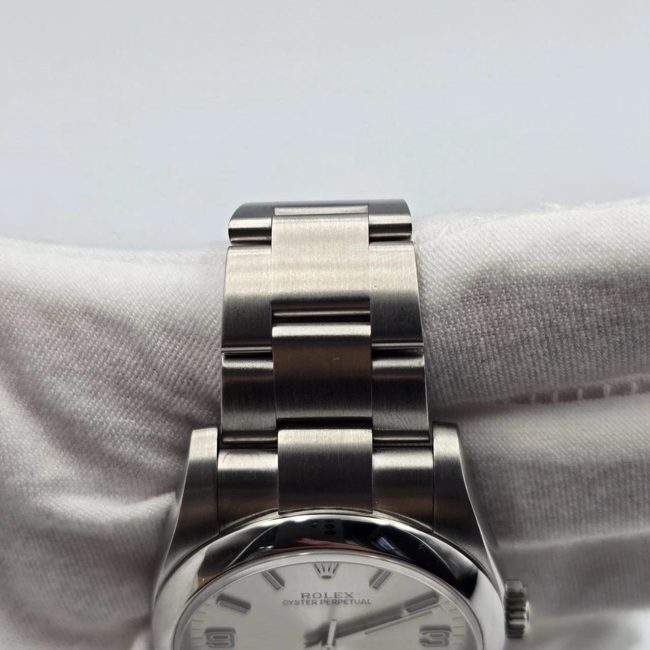 2015 PAPERS Rolex Oyster Perpetual Silver Stick Dial Steel 36mm 116000 BOX