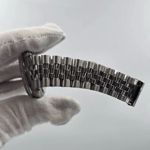 Rolex Datejust 1603 Steel Factory BLACK Dial Jubilee 36mm Automatic Watch