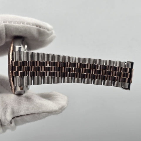 2021 PAPERS Rolex Datejust 41mm 126331 Two-Tone Rose Jubilee Wimbledon Dial BOX