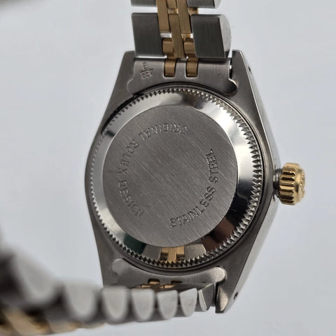 PAPERS Rolex Datejust Yellow Gold & Steel 69173 Champagne Dial Watch 26mm + RSC