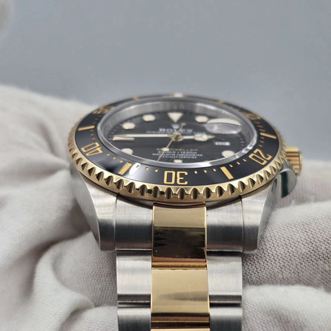 2023 PAPERS Rolex Sea-Dweller 43mm Two-Tone Yellow Gold 126603 Black Dial BOX
