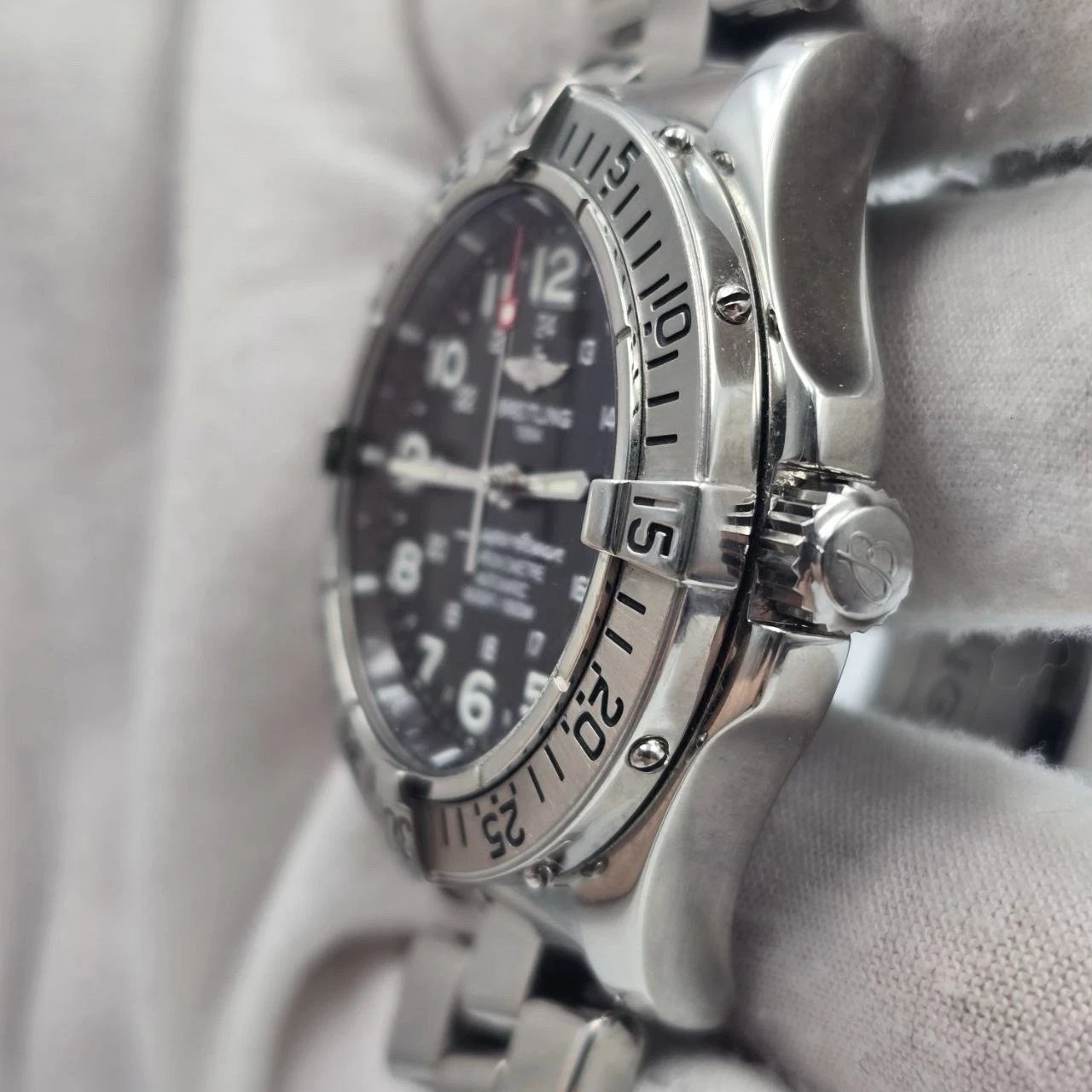 Breitling SuperOcean 42mm Black Dial Stainless Steel Automatic Watch A17360