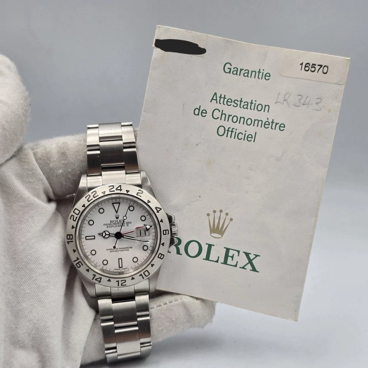 Rolex Explorer II 16570 Polar