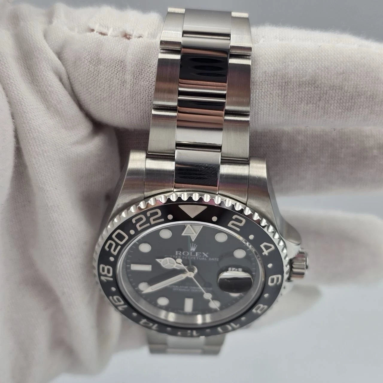 2013 PAPERS Rolex GMT Master II 116710LN Steel Ceramic "Green Arrow" 40mm BOX