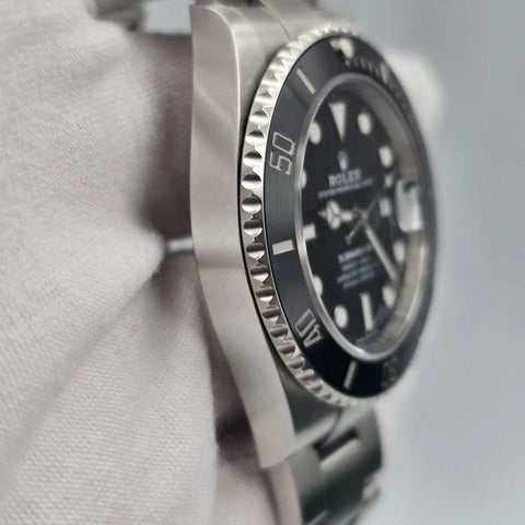 2021 PAPERS Rolex Submariner Date 41mm Black Ceramic 126610LN Watch BOX
