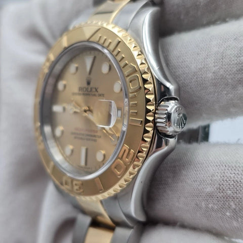 Rolex Yacht-Master 16623 Champagne Dial Two Tone 18K Yellow Gold Steel 40mm