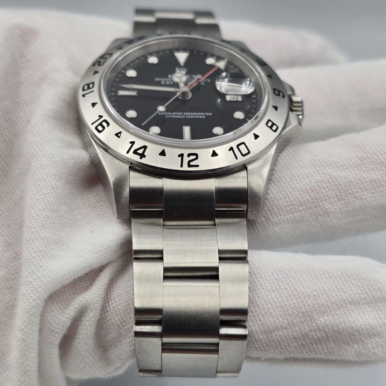 2012 RSC Rolex Explorer II Stainless Steel Black Dial 40mm Watch 16570