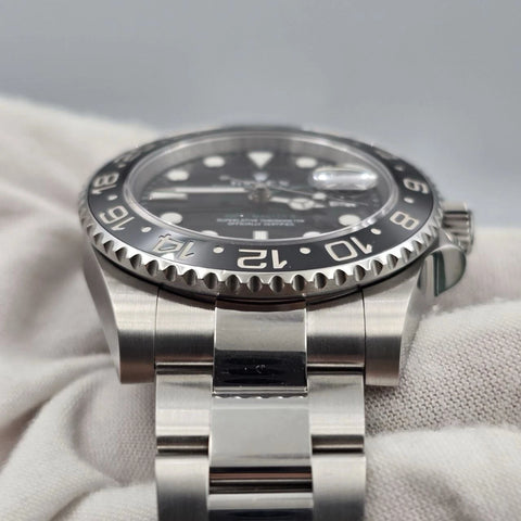 2013 PAPERS Rolex GMT Master II 116710LN Steel Ceramic "Green Arrow" 40mm BOX