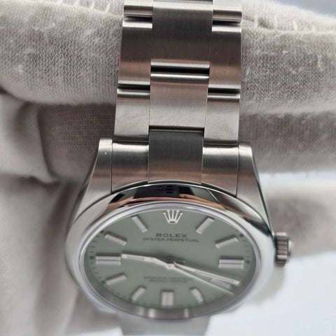 Rolex Oyster Perpetual 134300 Pistachio Dial