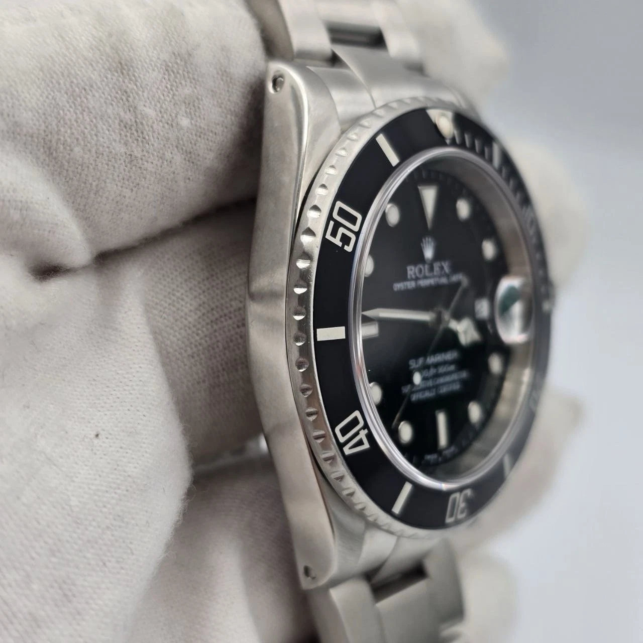2001 Rolex Submariner Date 16610 Black Dial Stainless Steel Oyster 40mm