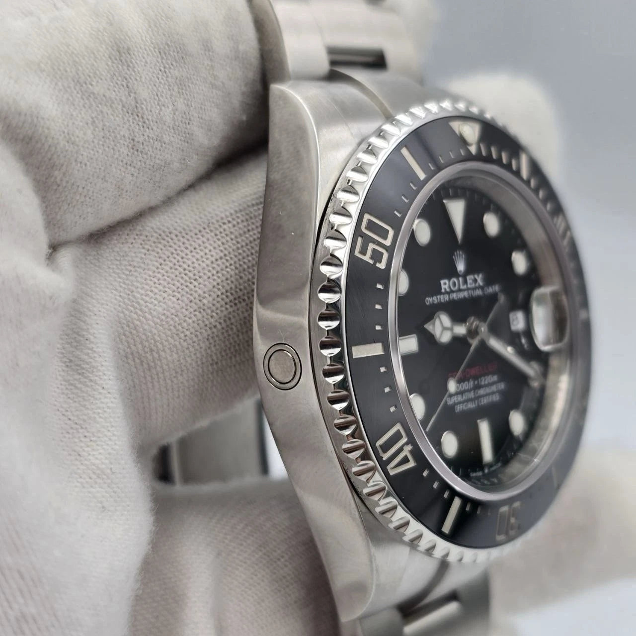 2020 PAPERS Rolex Sea-Dweller Black Red Letters Stainless Steel 43mm 126600 BOX