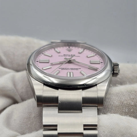 Rolex Oyster Perpetual 134300 Candy Pink Dial