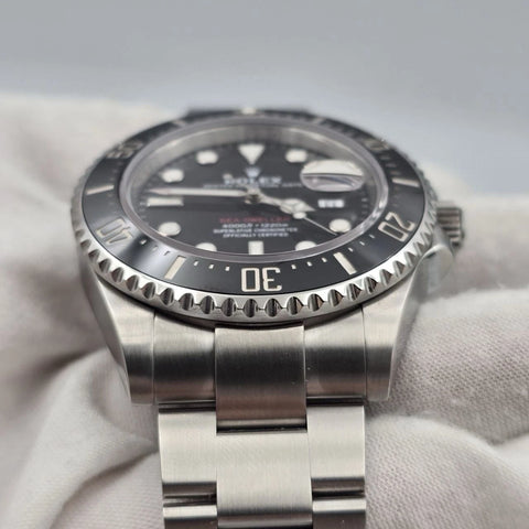 2020 PAPERS Rolex Sea-Dweller Black Red Letters Stainless Steel 43mm 126600 BOX