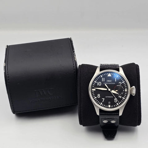 IWC Big Pilot IW500401 Automatic Stainless Steel Black Dial Men's Watch 46mm