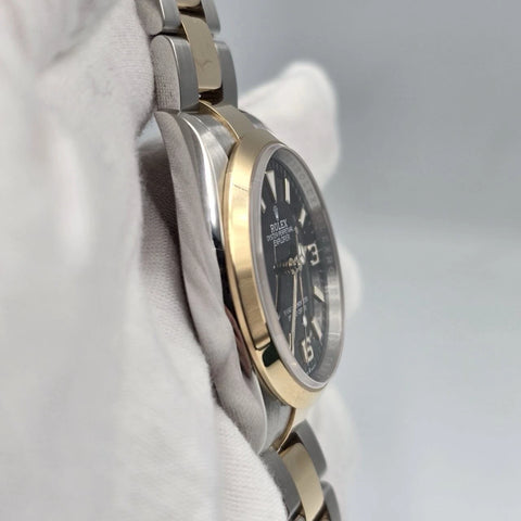 NEW 2025 Rolex Explorer 124273 Two Tone Gold Steel Black Dial Oyster 36mm UNWORN