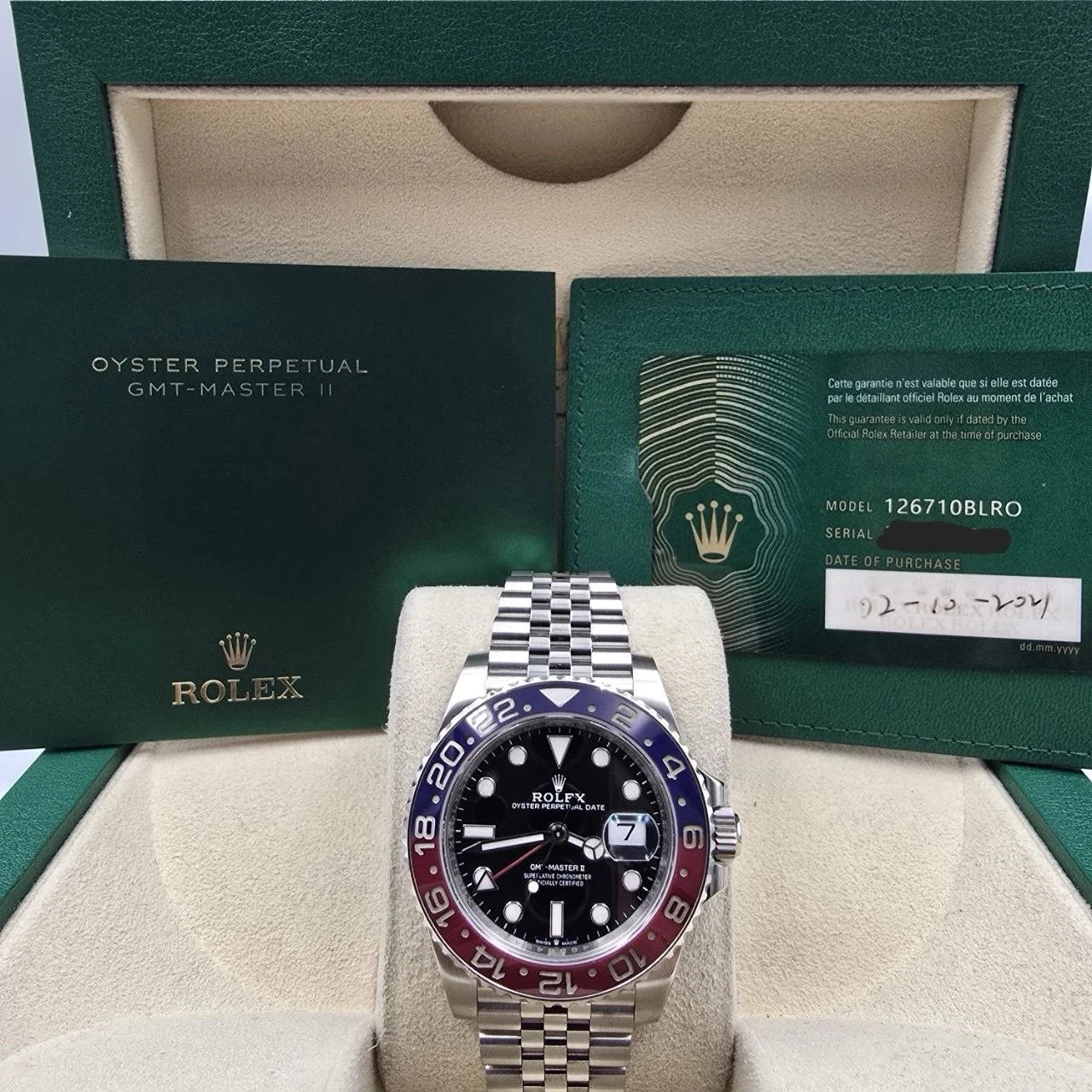 Rolex GMT-Master II 126710BLRO