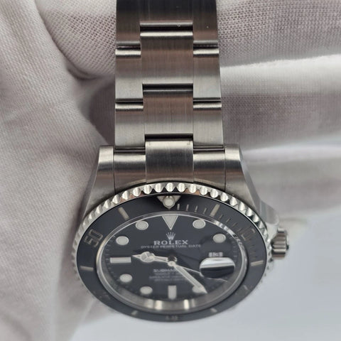2021 PAPERS Rolex Submariner Date 41mm Black Ceramic 126610LN Watch BOX