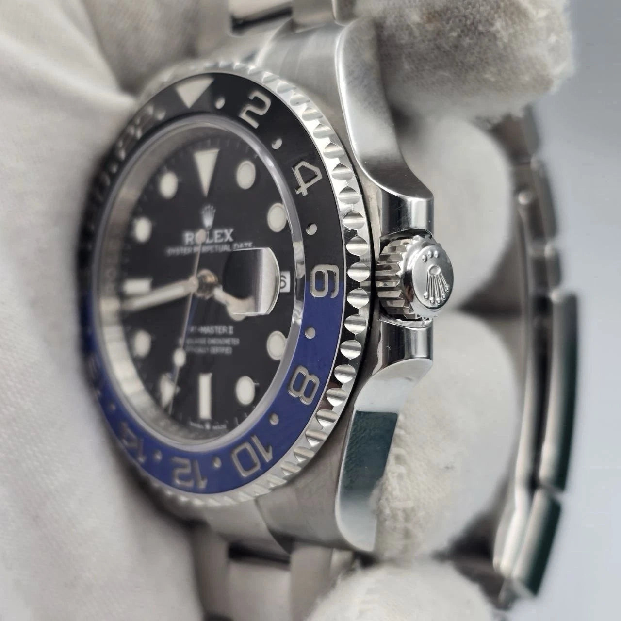 2022 PAPERS Rolex GMT Master II Batman Steel Oyster Bracelet 40mm 126710BLNR BOX